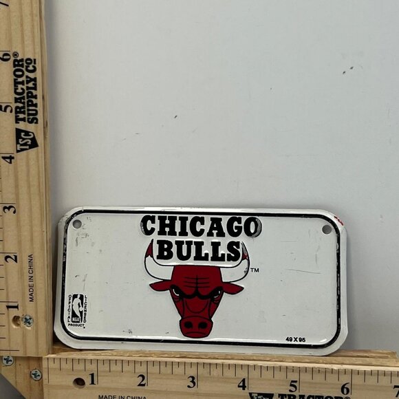 Other - Vintage Chicago Bulls NBA White Metal Sign Official Licensed Wall Décor 49x95